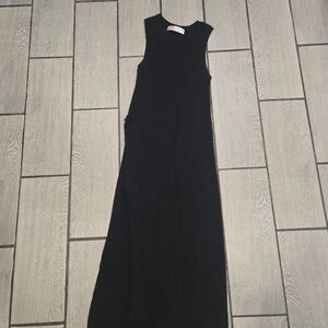 Free People FP Beach Black Sleeveless Knit Maxi Dress Women’s Size Small